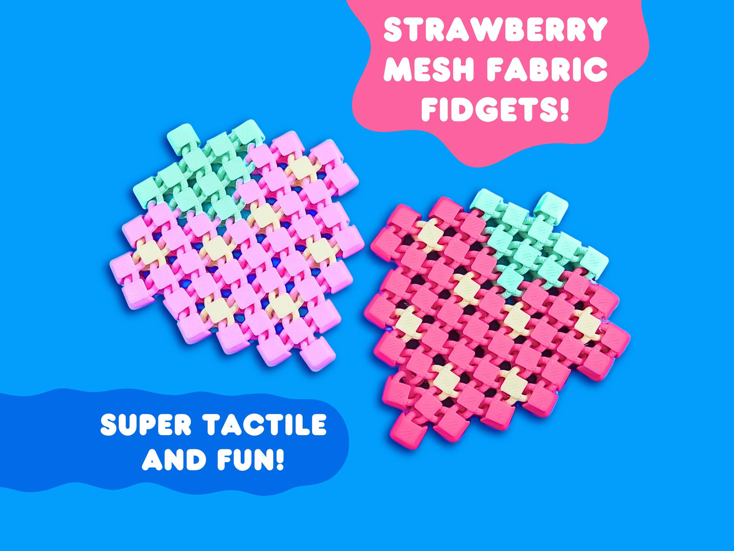 Pixel Strawberry Fidgets