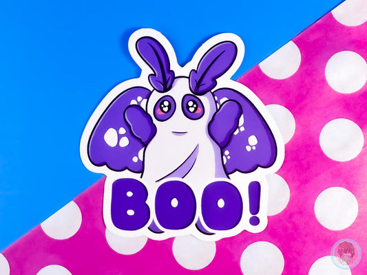 Ghost Mothman Sticker