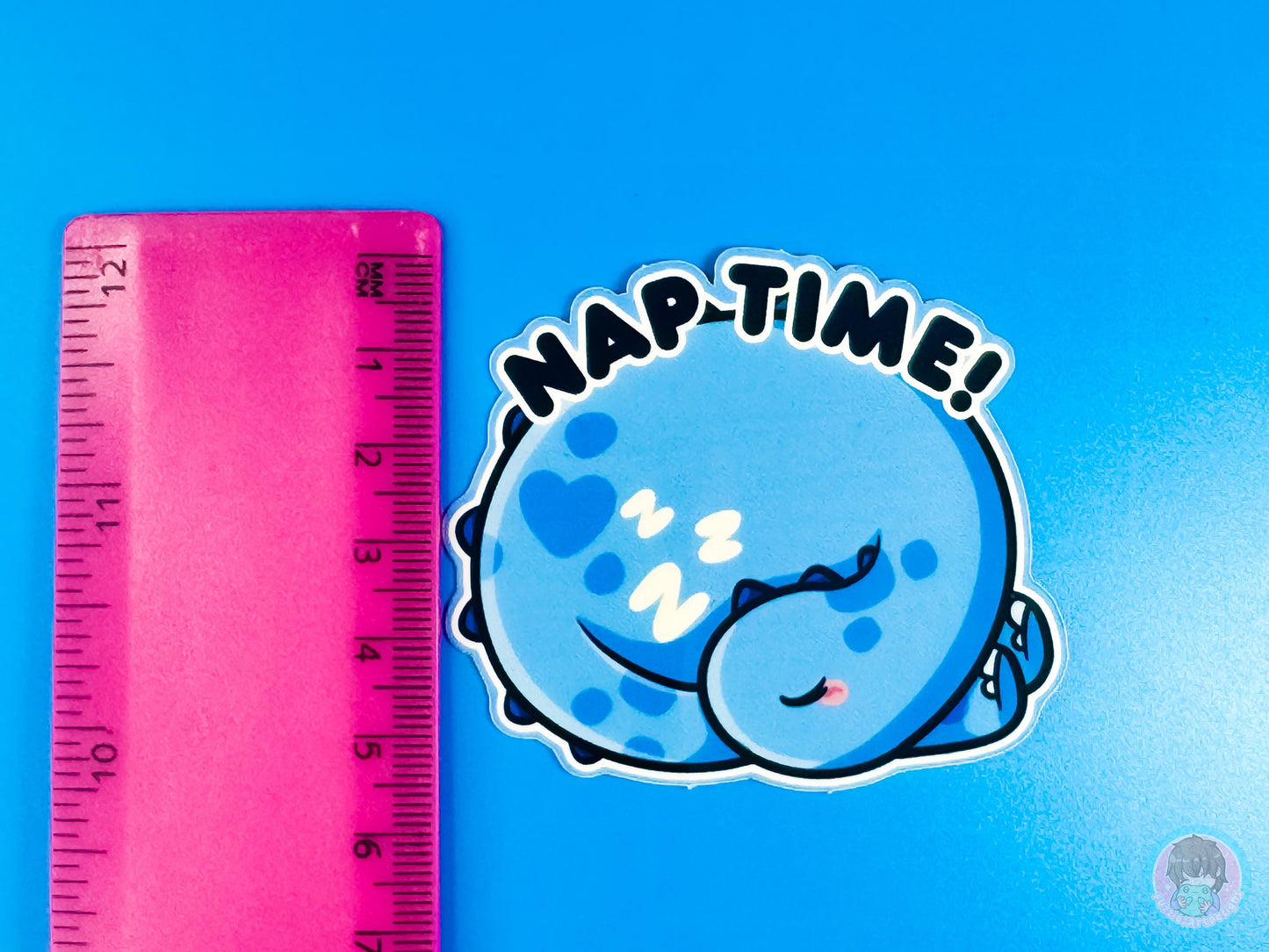 Nap time Dinosaur Sticker