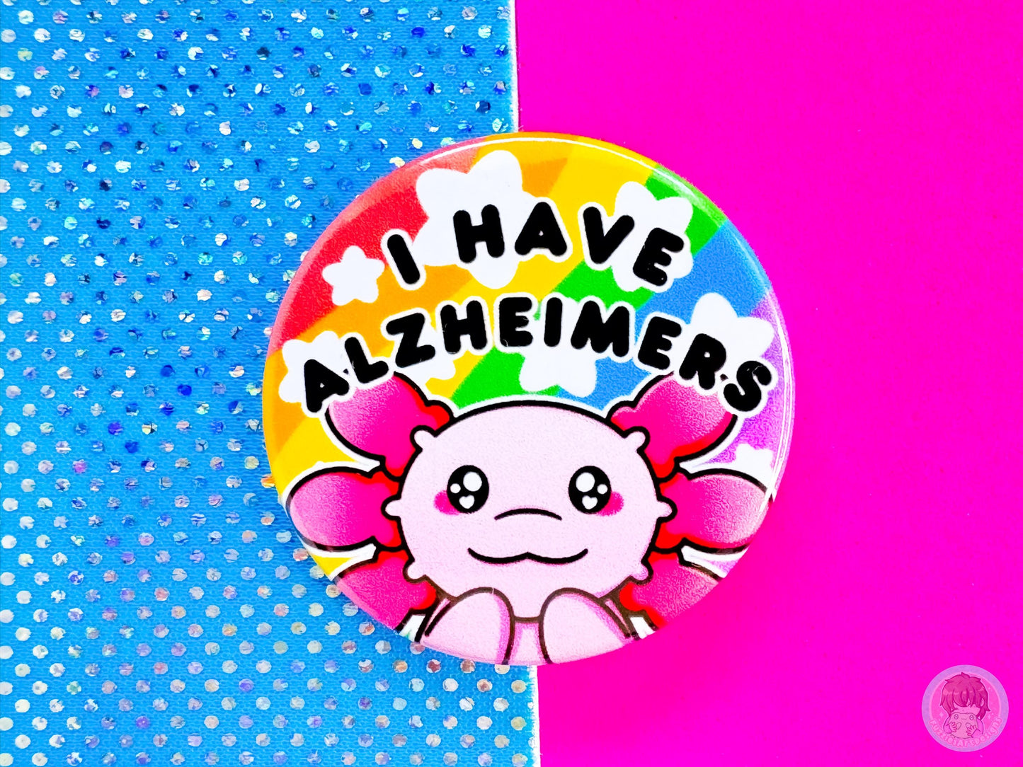 Alzheimers Pin Button Badge