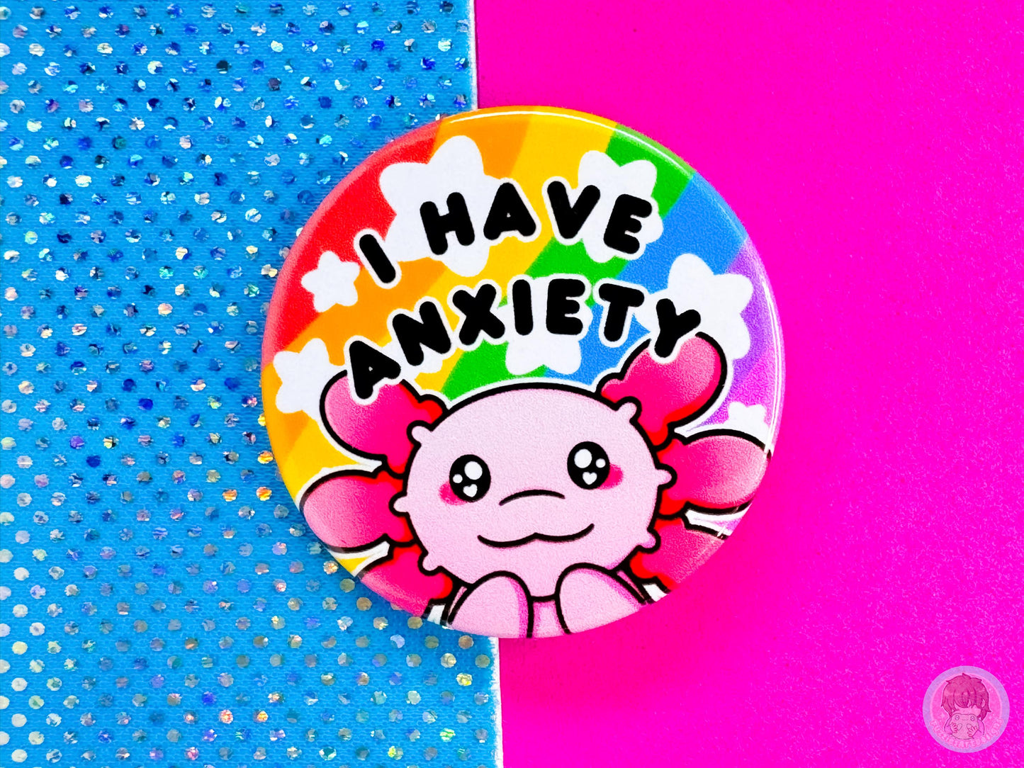 Anxiety Pin Button Badge