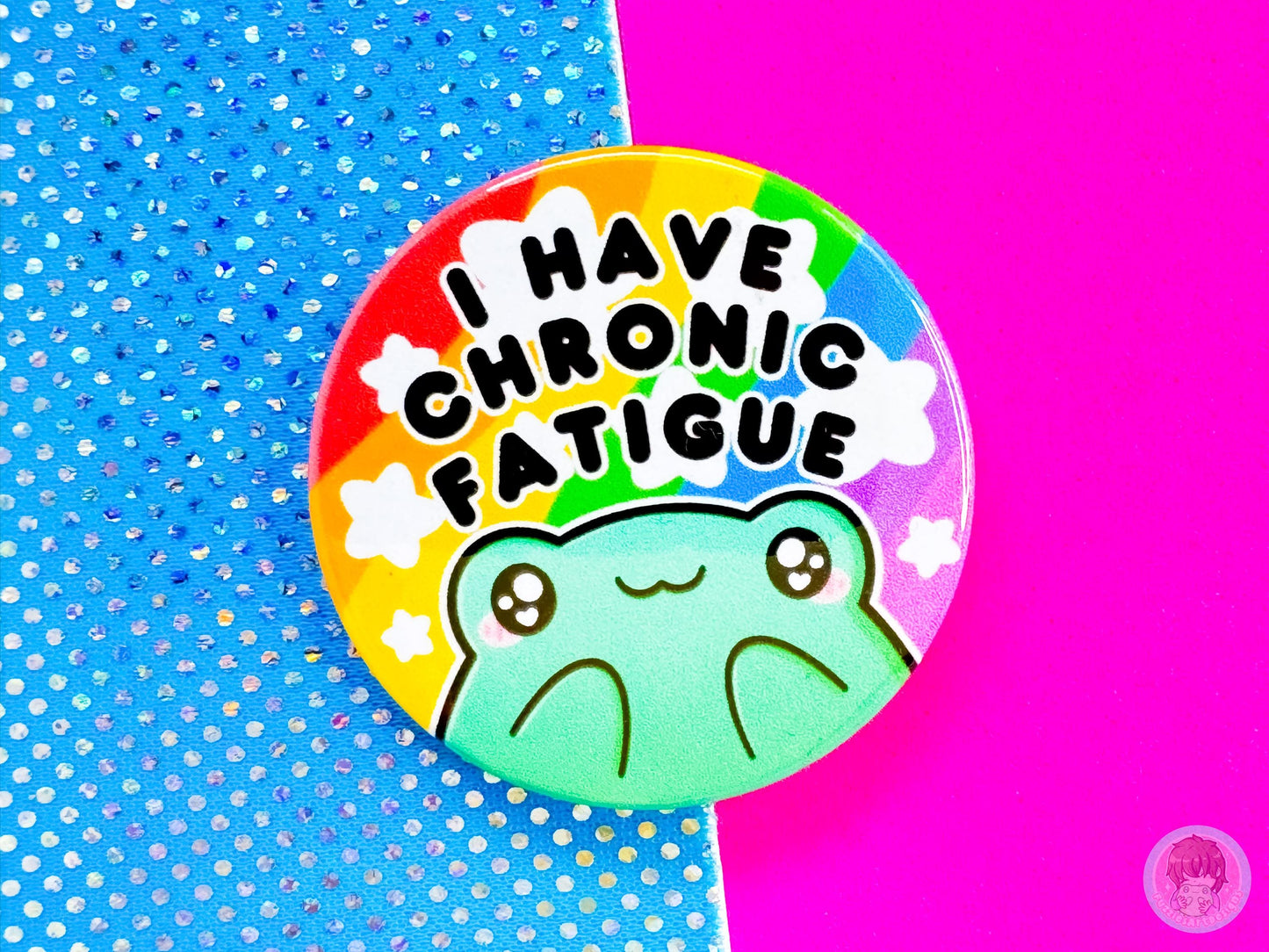 Chronic Fatigue Pin Button Badge