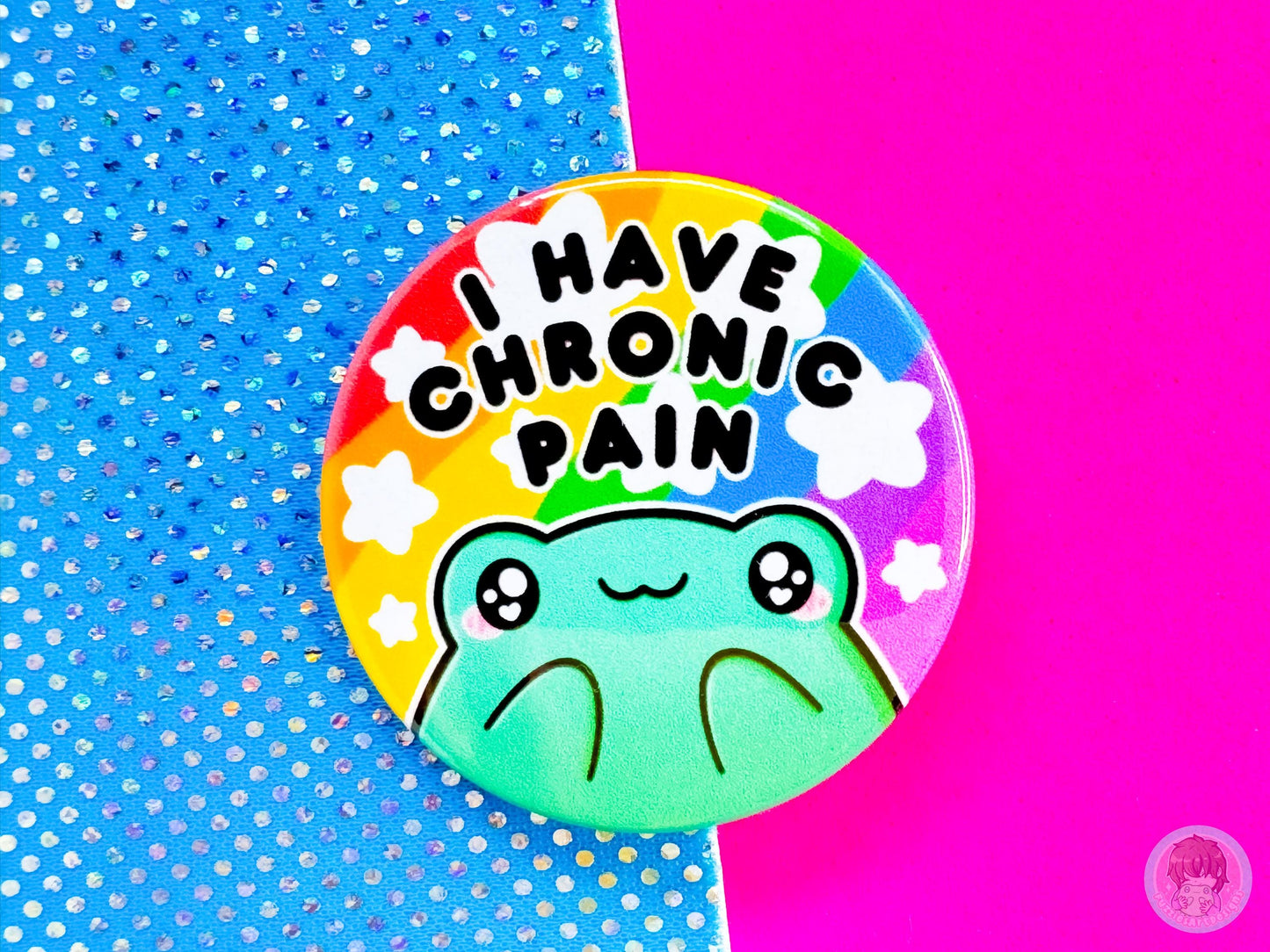 Chronic Pain Pin Button Badge
