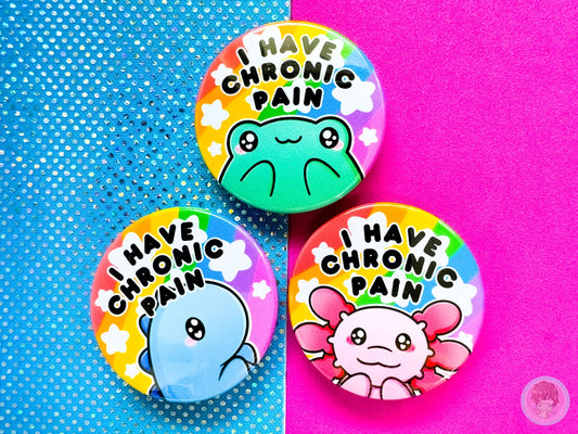 Chronic Pain Pin Button Badge