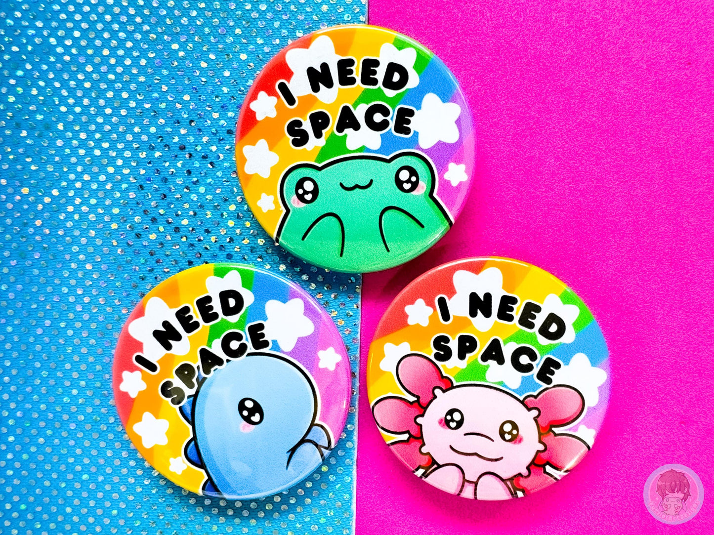 I need Space Pin Button Badge