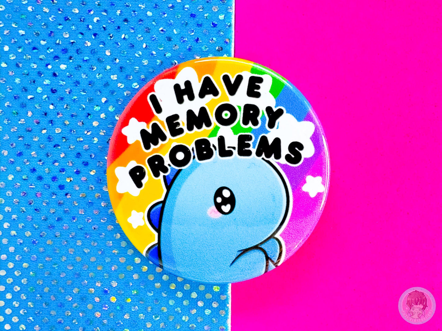 Memory Problems Pin Button Badge