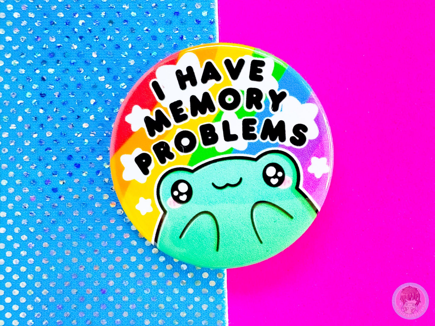 Memory Problems Pin Button Badge