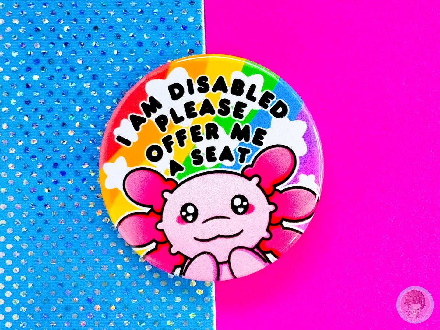 Need a Seat Pin Button Badge