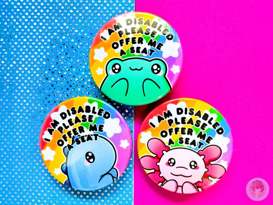 Need a Seat Pin Button Badge