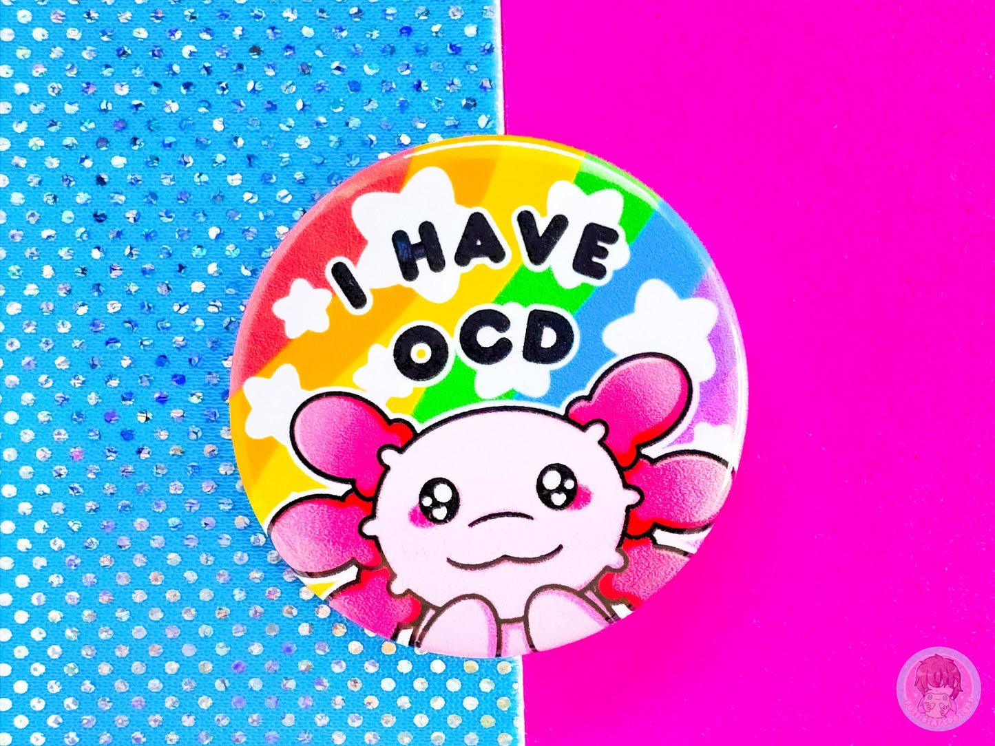 OCD Pin Button Badge