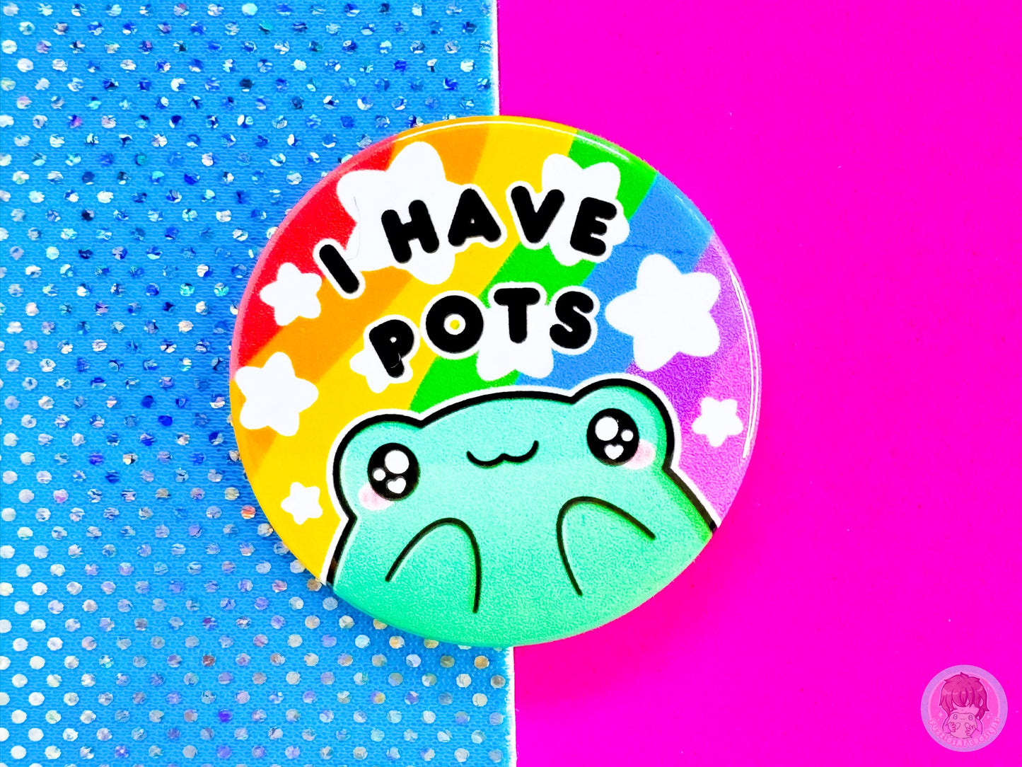 POTS Pin Button Badge