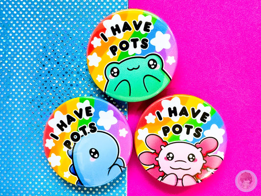 POTS Pin Button Badge