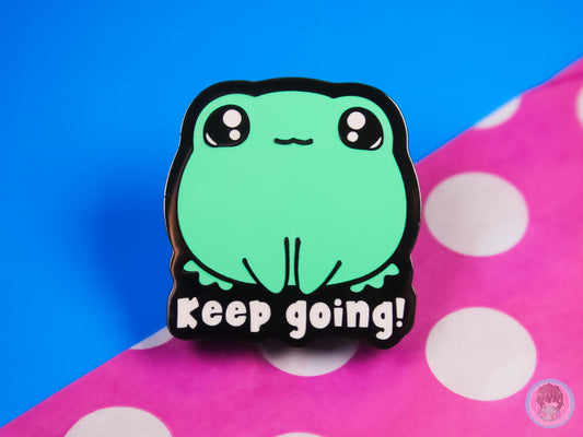 Keep Going Enamel Pin