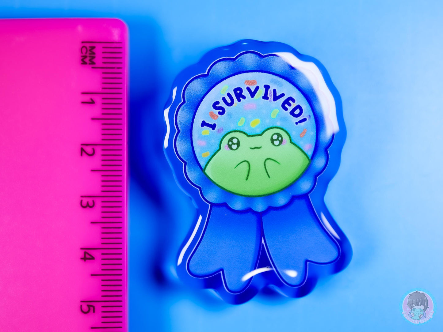 I survived Frog Reward Acrylic Pin