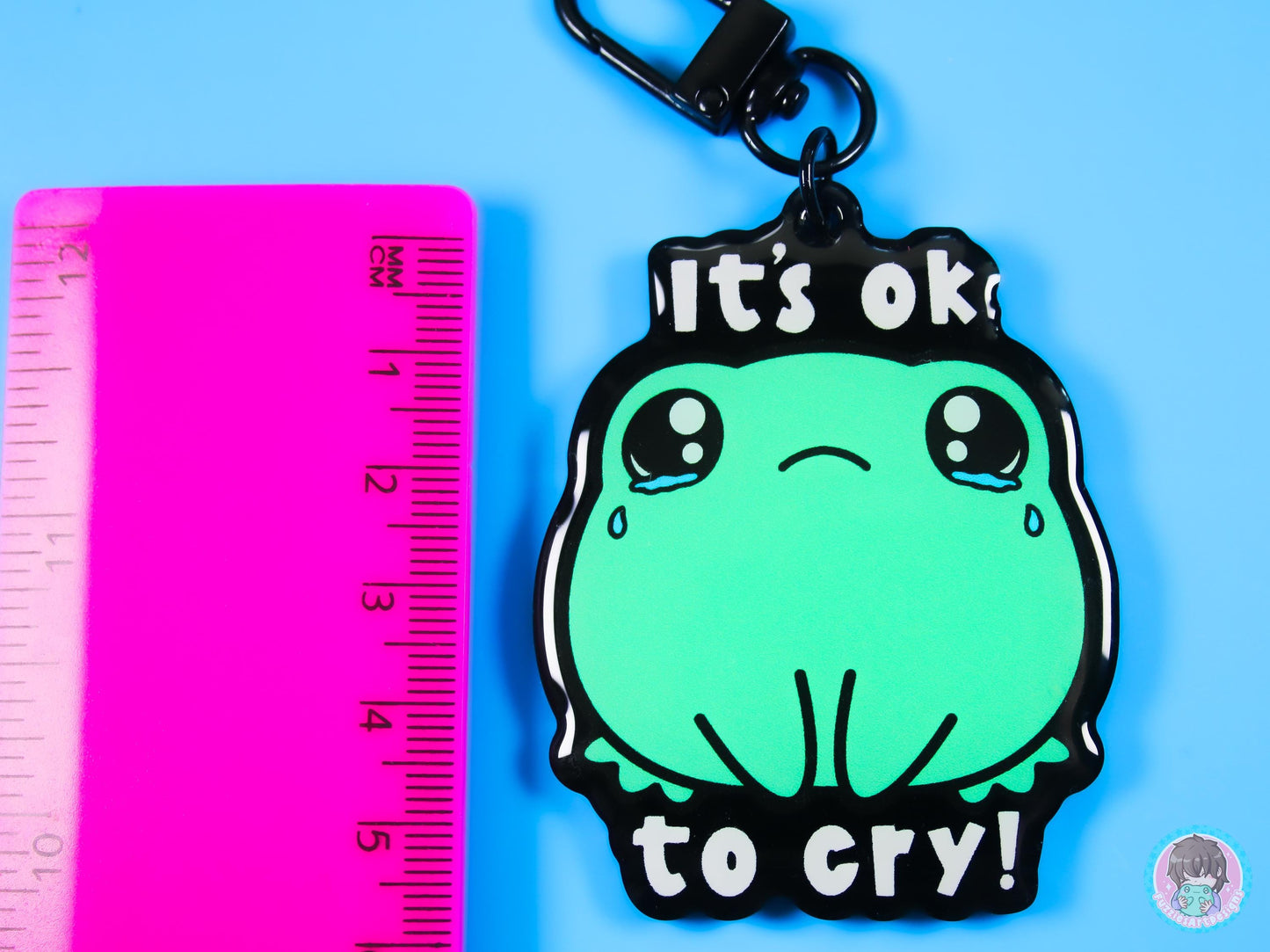 It's Ok To Cry Acrylic Keyring