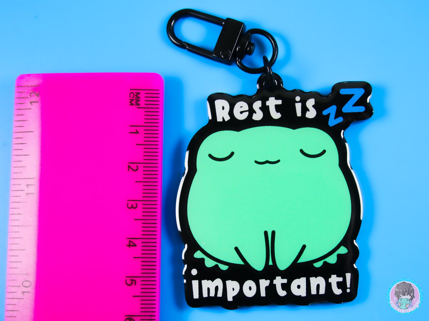Rest Is Important Acrylic Keyring