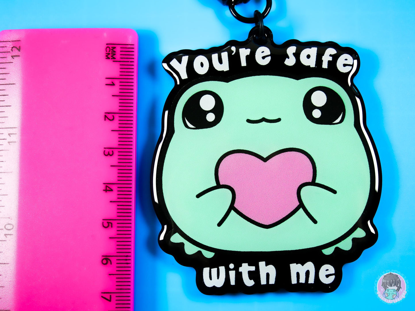 You're Safe With Me Acrylic Keyring