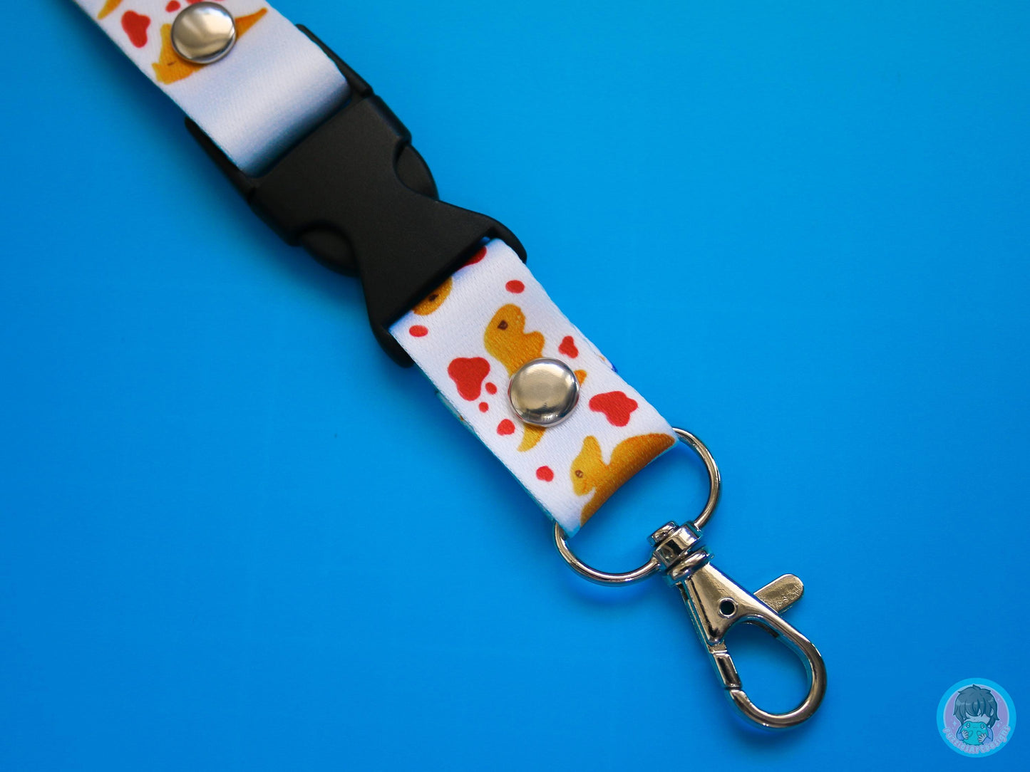 Dino Nugget Emotions Lanyard