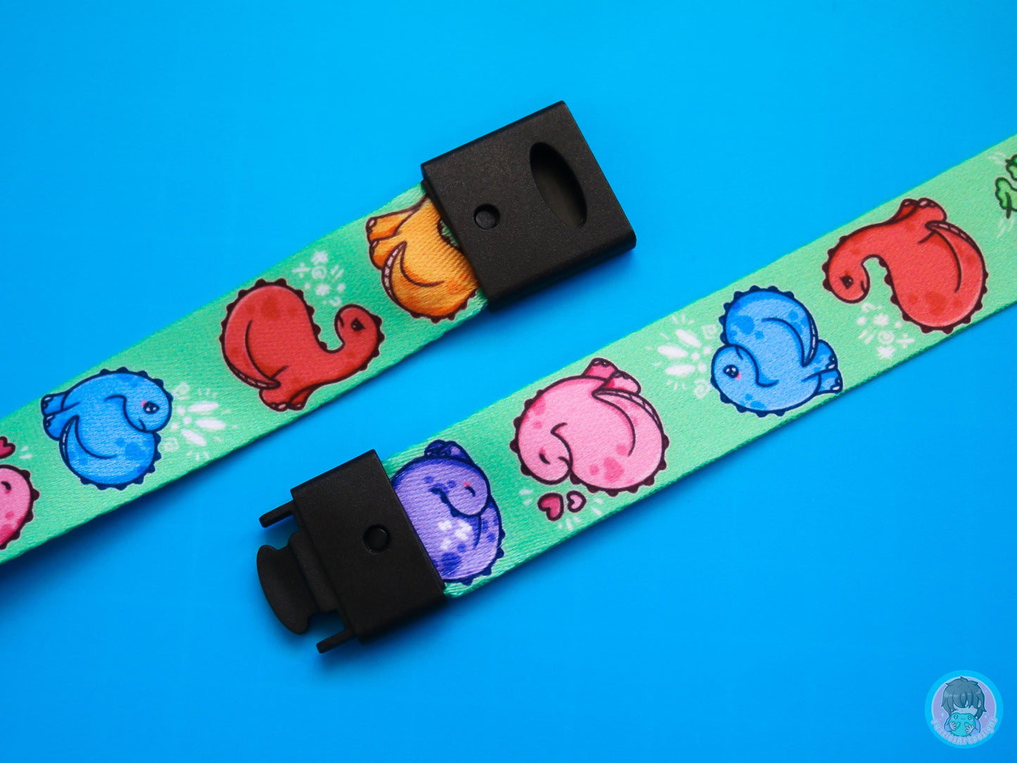 Dinosaur Emotions Lanyard