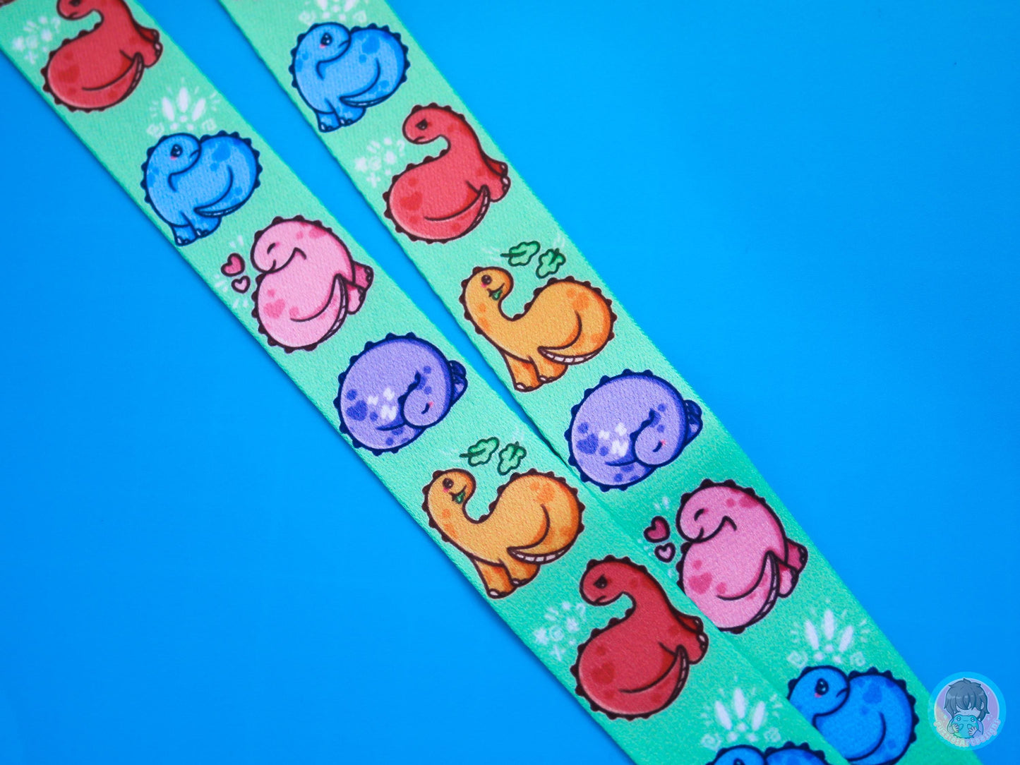 Dinosaur Emotions Lanyard