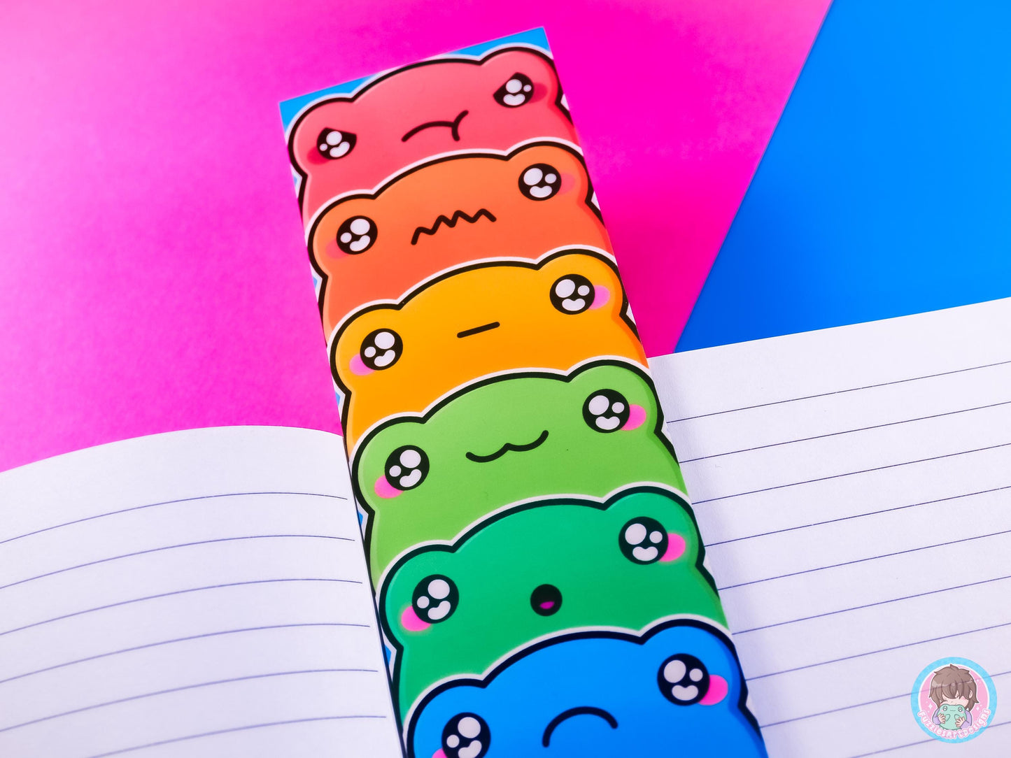 Emotional Frogs Bookmark