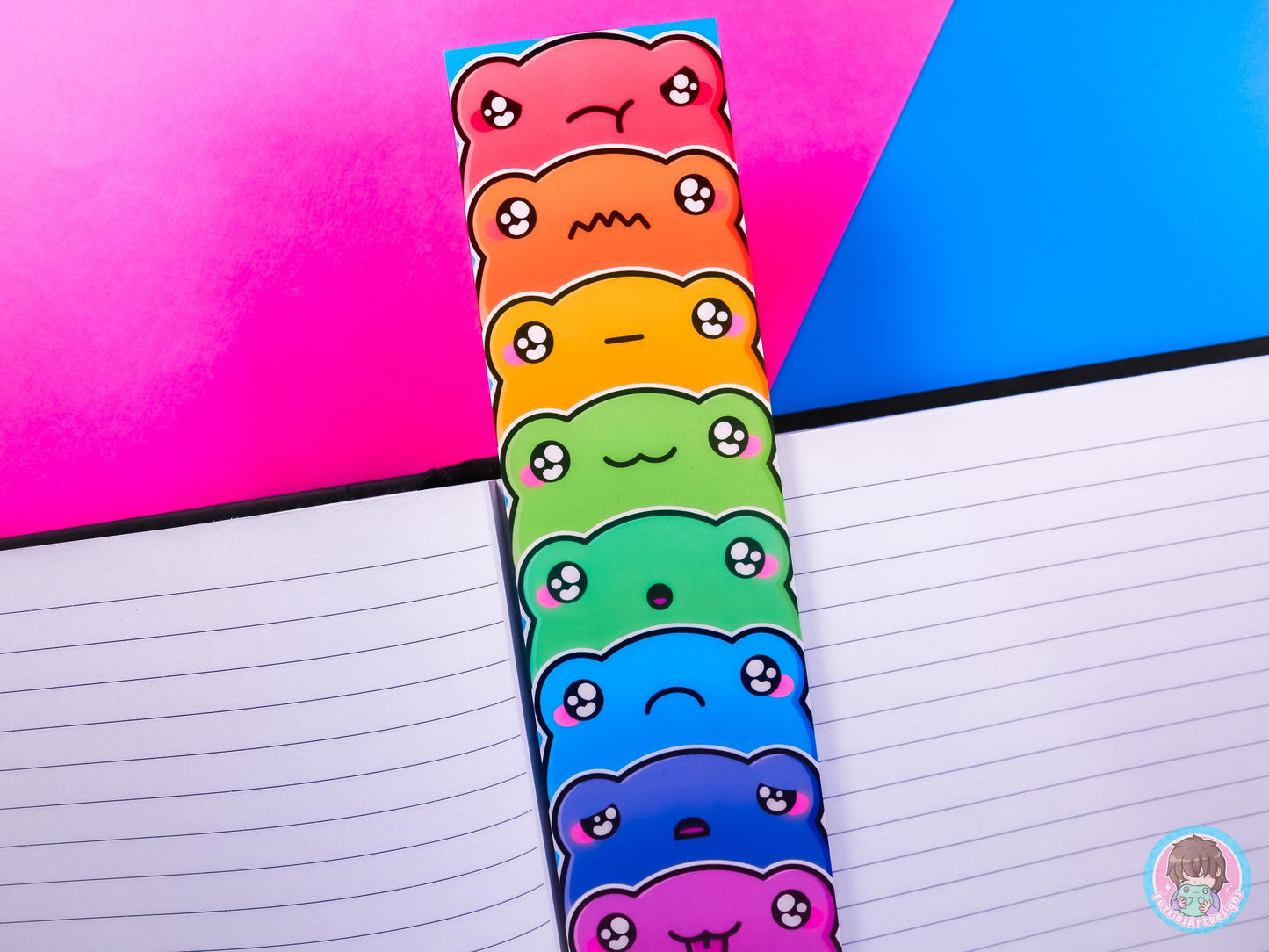 Emotional Frogs Bookmark
