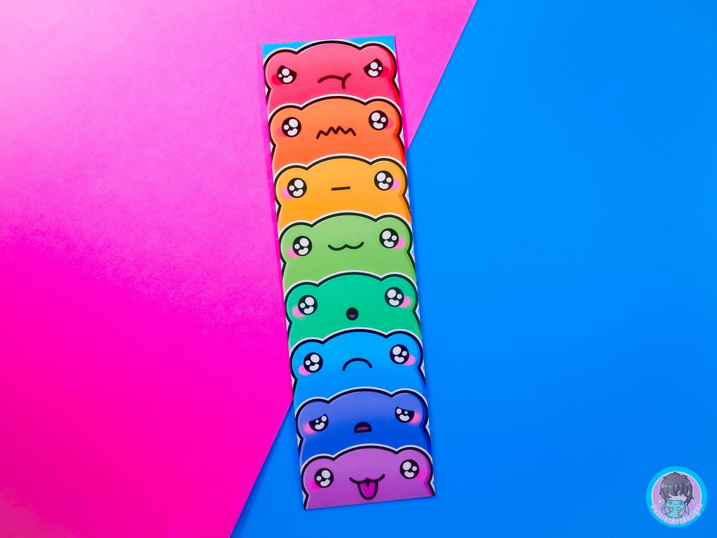 Emotional Frogs Bookmark