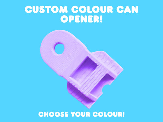 Custom Drink Can Opener and Cover