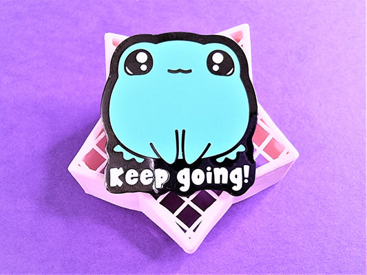 Keep Going Enamel Pin