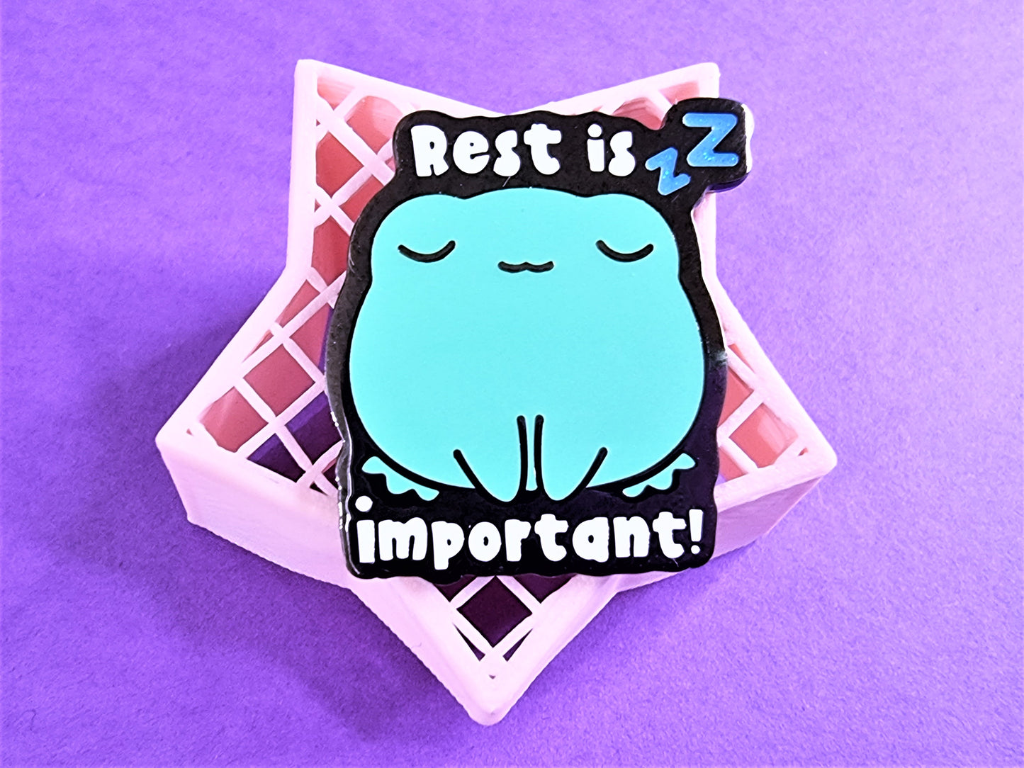 Rest Is Important Enamel Pin