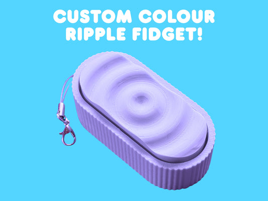 Custom Ripple Textured Button Fidget