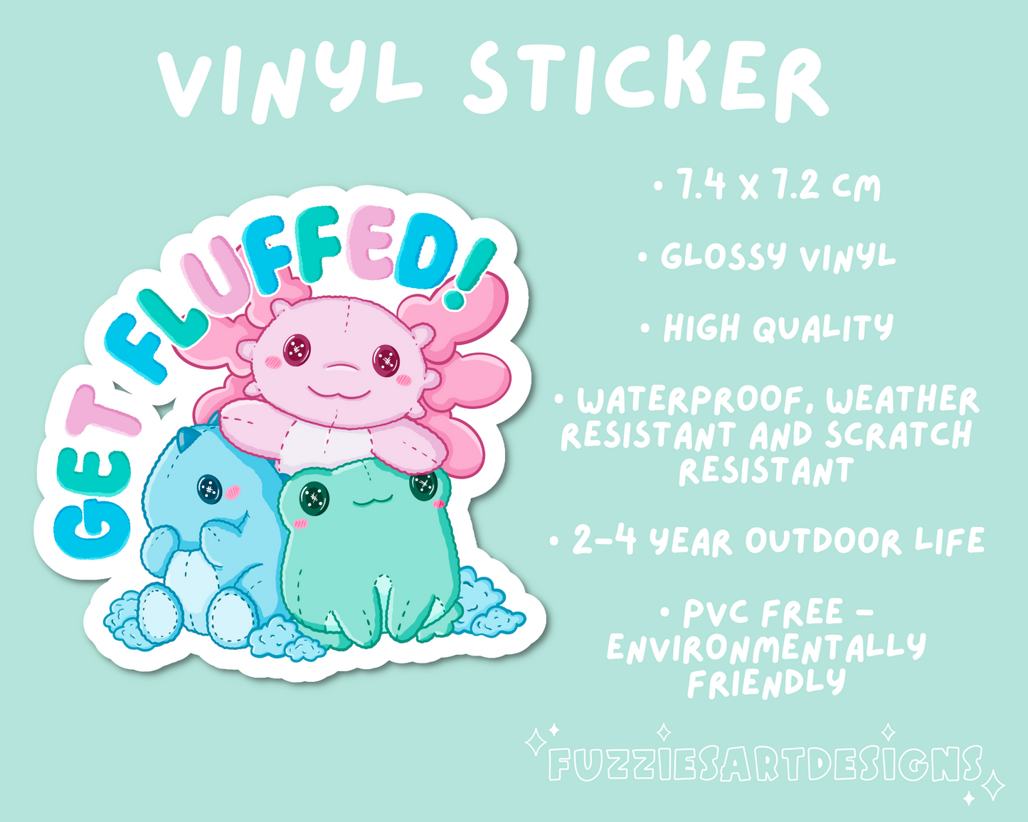 Get Fluffed Sticker