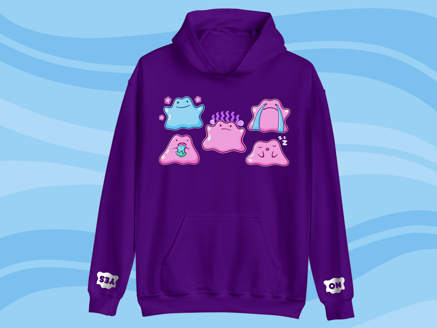 Transforming Blob Communication Hoodie - Adult