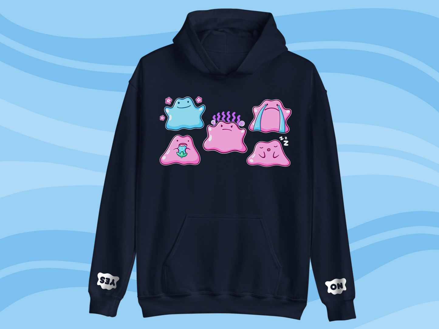 Transforming Blob Communication Hoodie - Adult