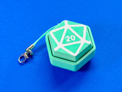D20 Dice Button Fidget Clicker