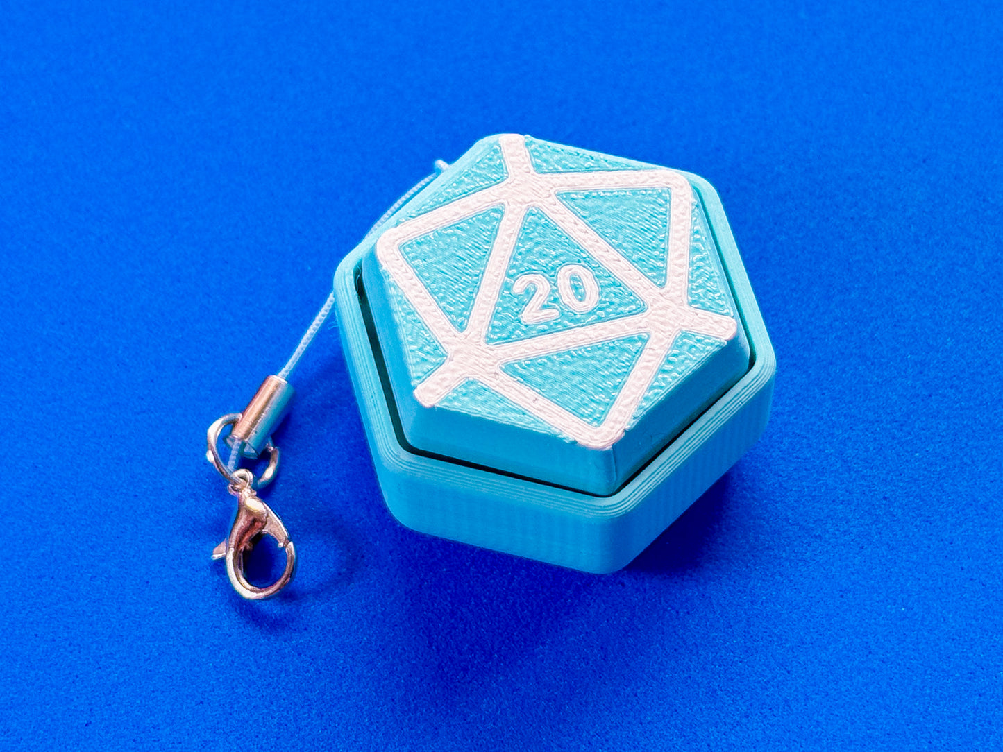 D20 Dice Button Fidget Clicker