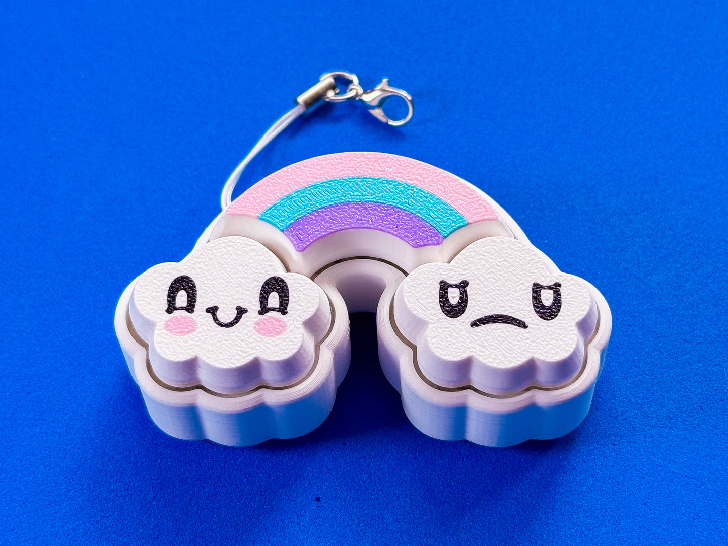 Clouds And Rainbow Multiple Button Fidget