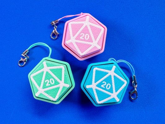 D20 Dice Button Fidget Clicker