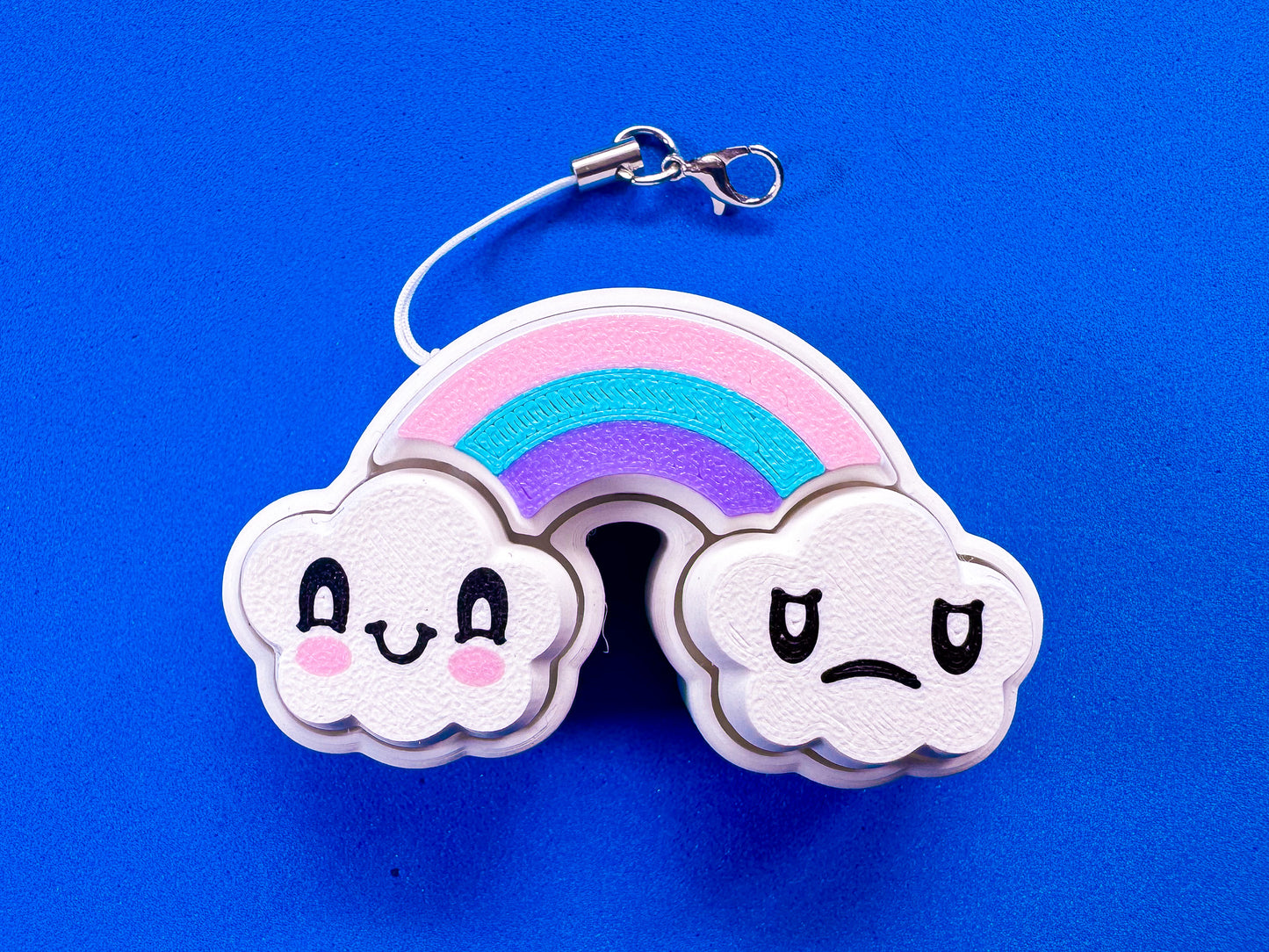 Clouds And Rainbow Multiple Button Fidget