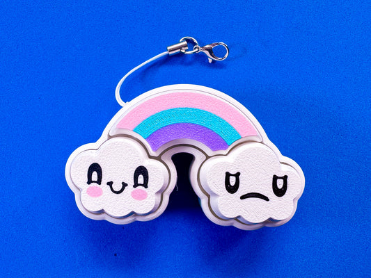 Clouds And Rainbow Multiple Button Fidget