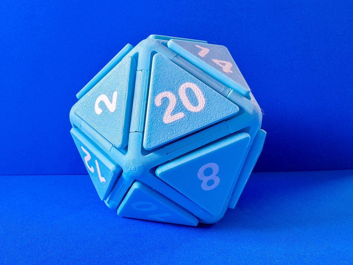 Giant D20 Dice Button Fidget Clicker