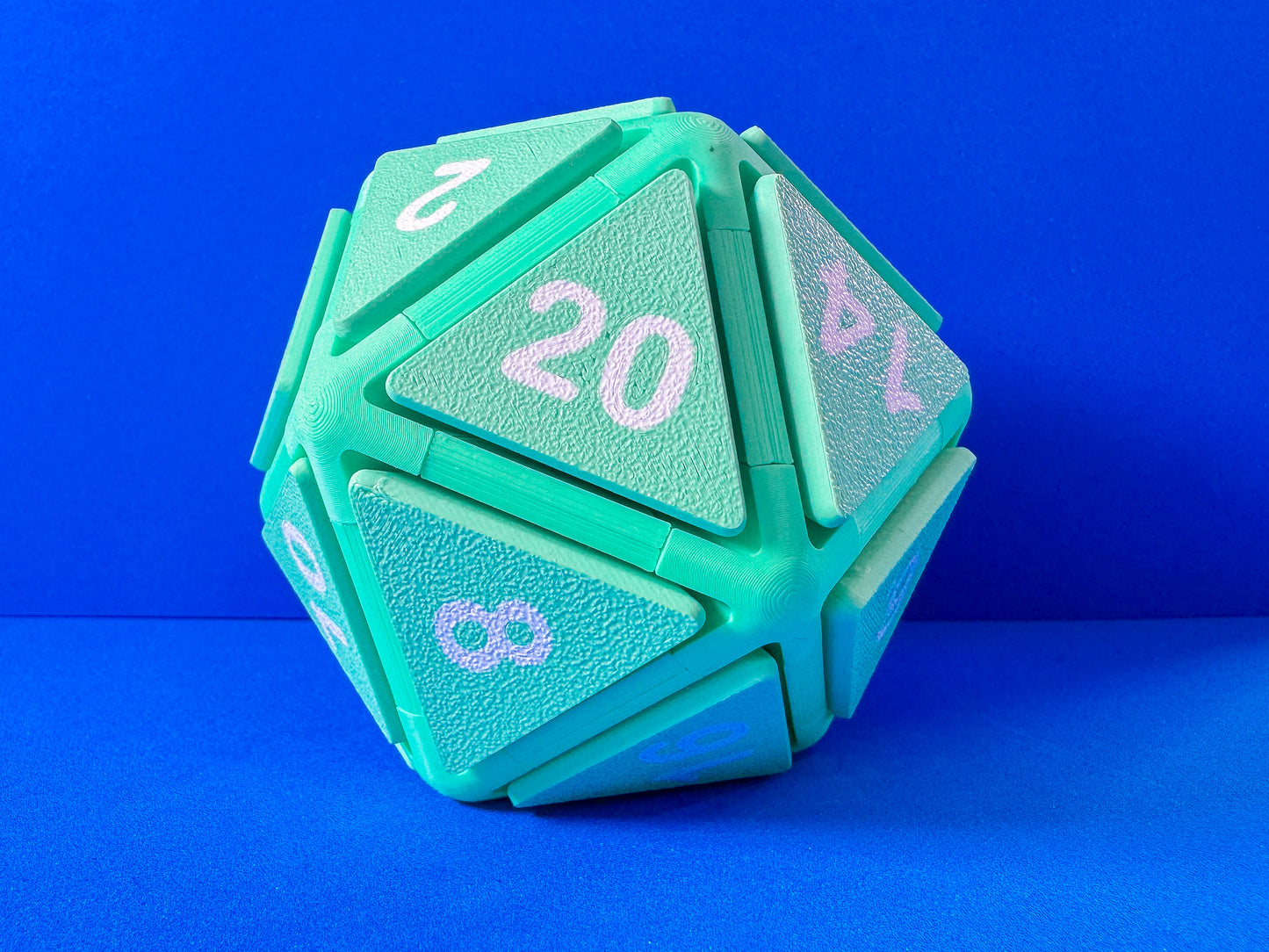 Giant D20 Dice Button Fidget Clicker
