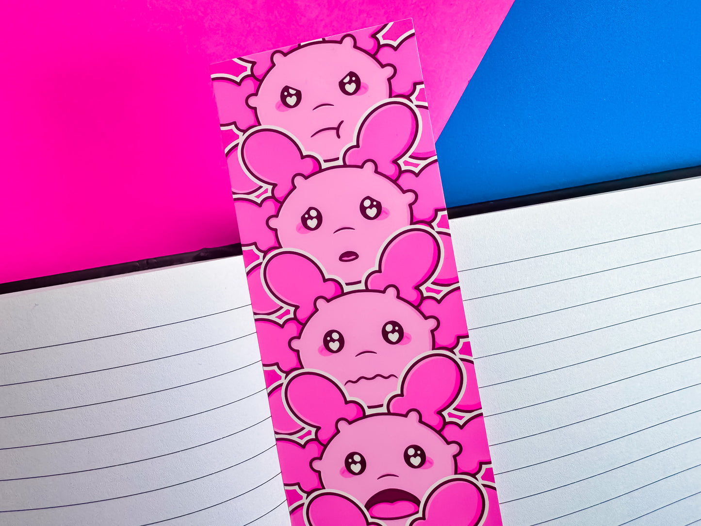 Emotional Axolotls Bookmark