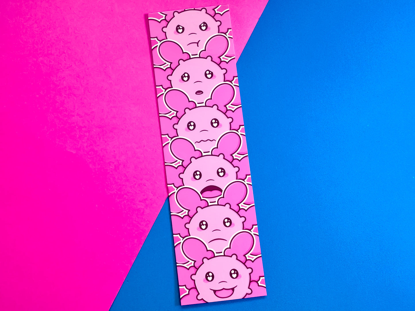 Emotional Axolotls Bookmark