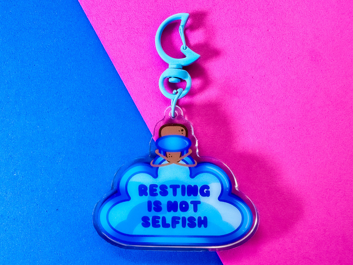 Rest Potion Acrylic Shaker Keyring
