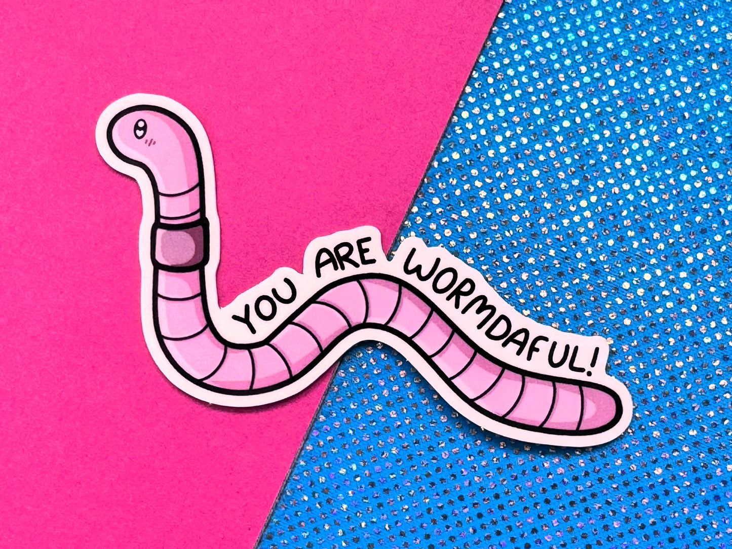 Worm Sticker