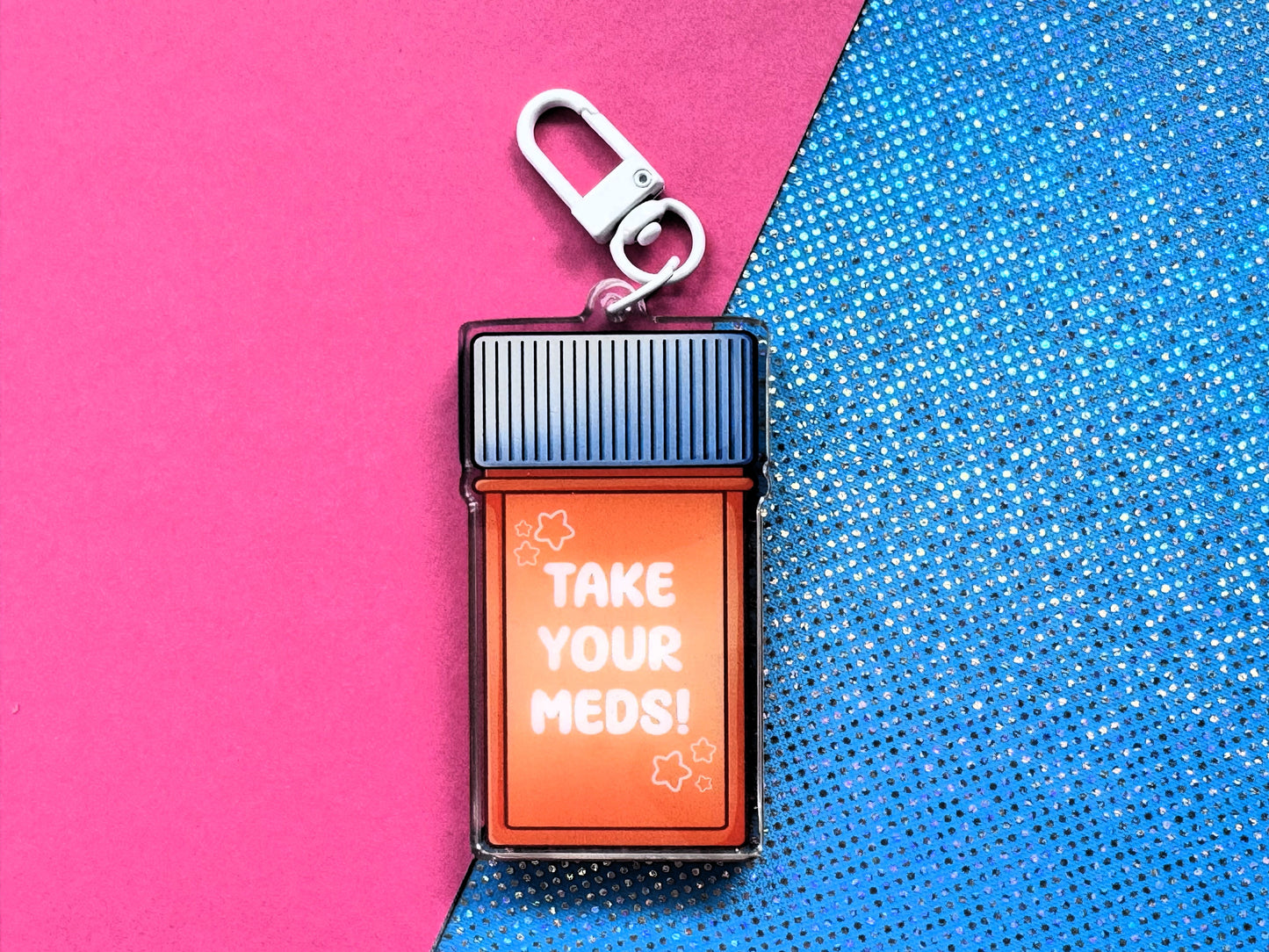 Take your Meds Shaker Keyring