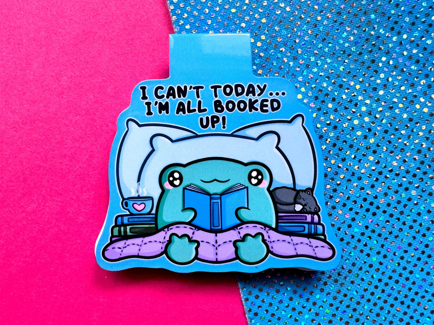 All Booked Up Magnetic Bookmark