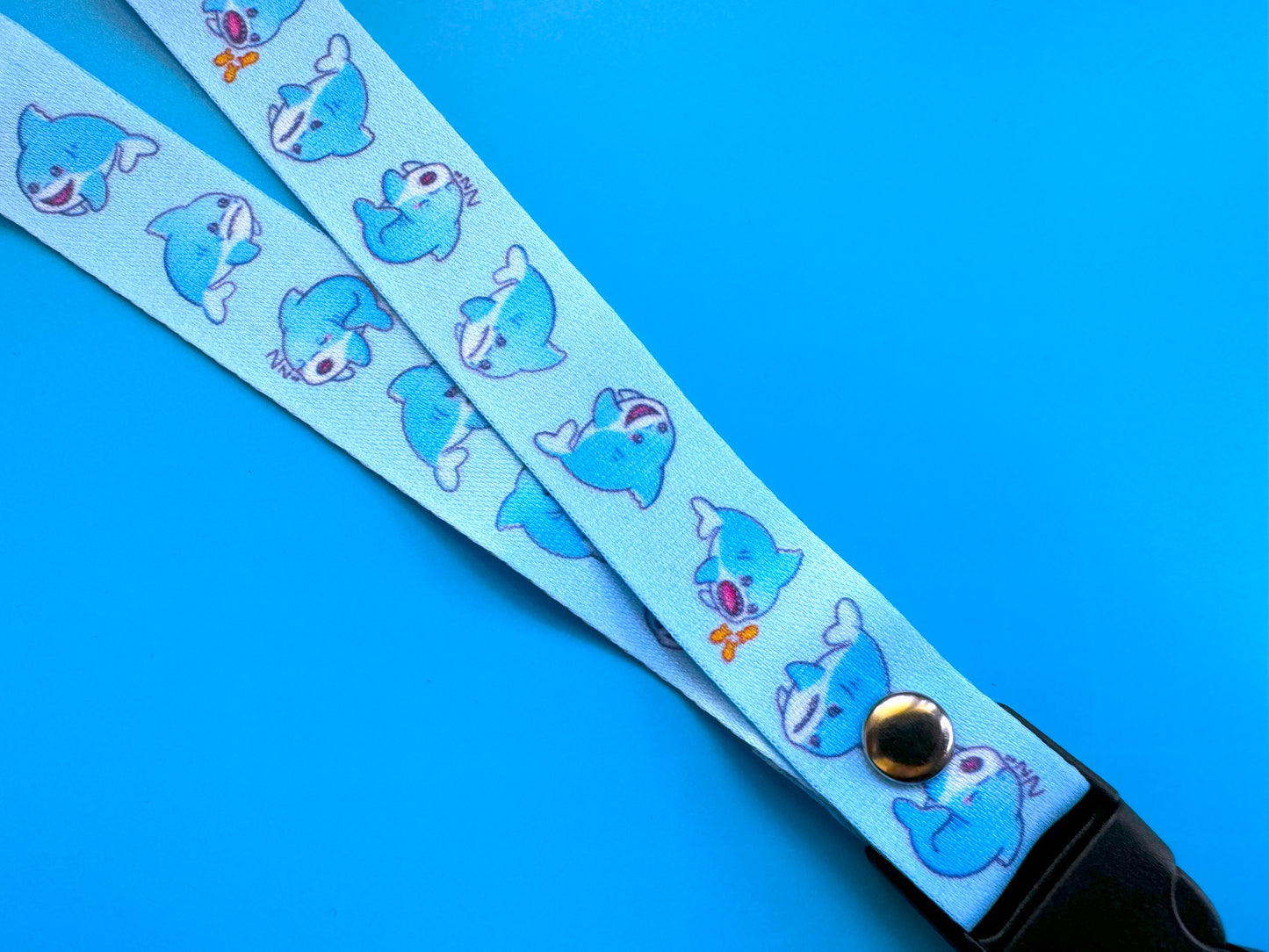 Shark Emotions Lanyard