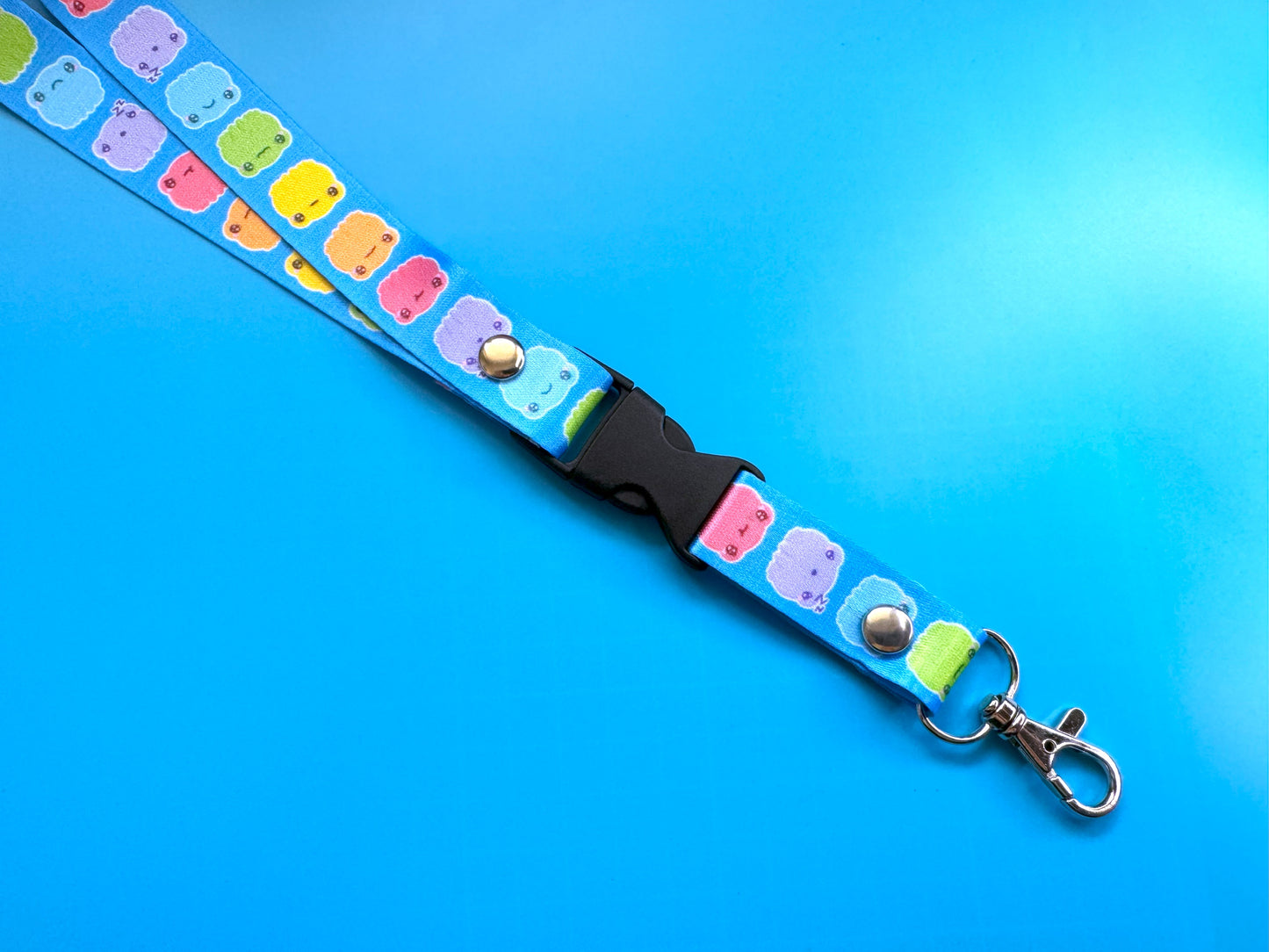 Frog Emotions Lanyard